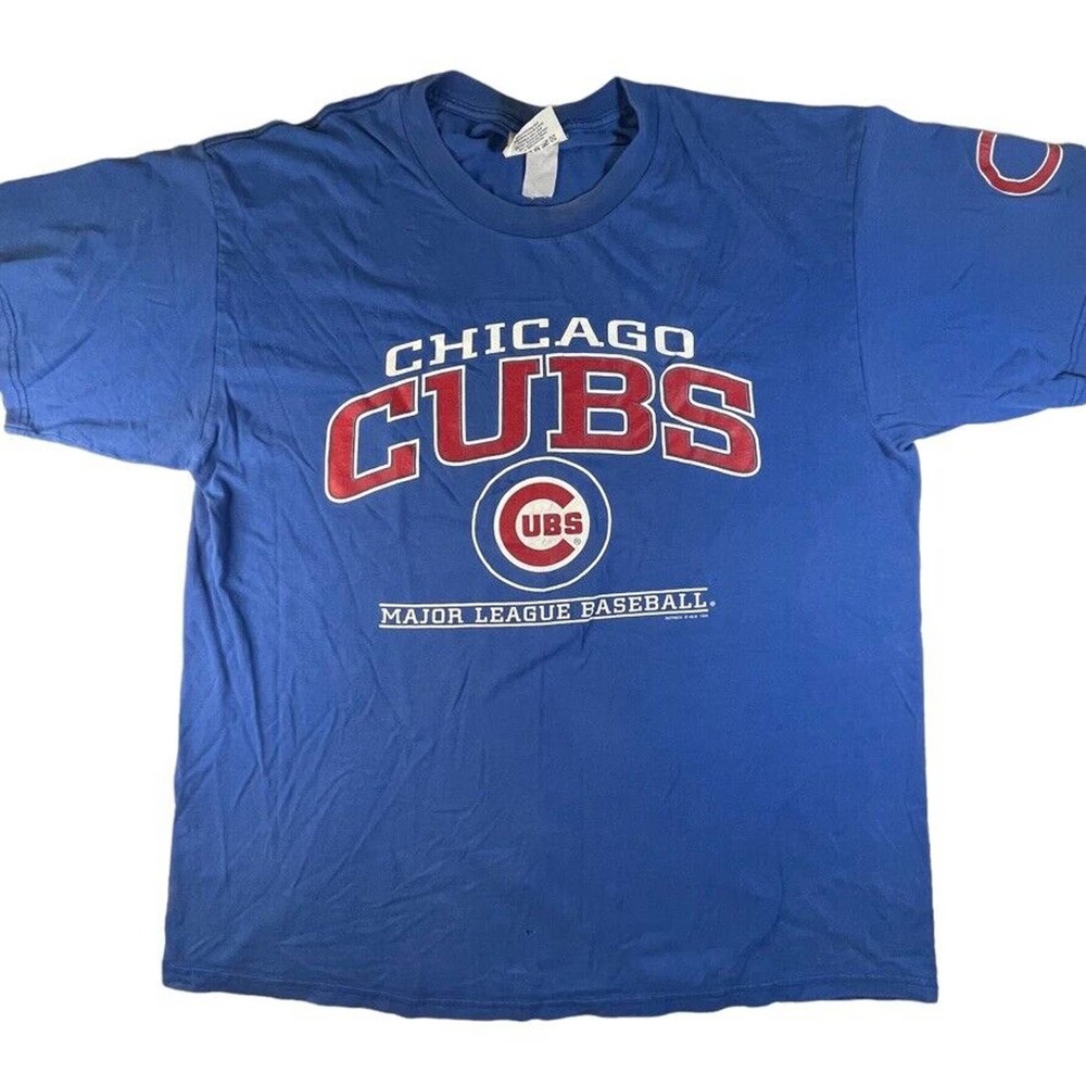 Vintage 90s Chicago Cubs MLB Lee Sport distressed t-shirt men's XL shirt